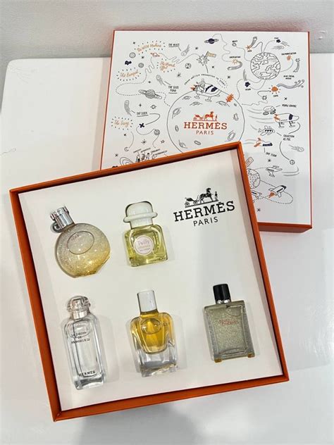 hermes mini perfume set